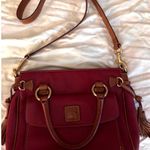 Dooney & Bourke Red Pebble Leather Bag Photo 0