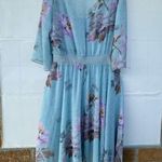 Ted Baker London Dannyel hankerchief mint fairycore dress Sz 3/12 Blue Photo 9