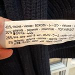 ZARA  SRPLS Limited Edition Navy Ribbed Sweater Size Medium M Wool Cashmere Blend Photo 6