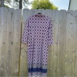 Chico's  Medallion Print Shirt Dress Maxi Women's‎ Size 8/10 Multicolored Photo 7