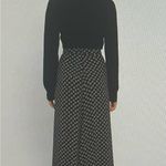 Flynn Skye Presley black ditsy floral tie up side & slit maxi skirt, size S Photo 1