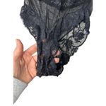 Victoria's Secret Vintage  GOLD LABEL Black Teddy Lace Bodysuit Women's 34C Photo 2