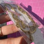 DHWANI creation Anklet good tone double chain teardrops adjustable new in bag Gold Photo 1