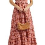 House of Harlow NEW Helena Maxi Dress in Terracotta Pink Floral Size Small Photo 0