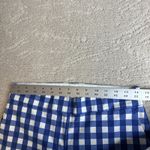 Women's Boden 6L Blue Gingham Check Dress Pant Trouser Straight Leg Cropped Size 6 Photo 5