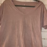 American Eagle Outfitters Soft And Sexy Destroyed AE Tee Pink Size XL Photo 0