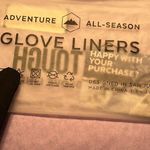 Adventure all season glove liners Black Photo 1