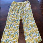Angel Kiss  Lemon and Leaf Print Pants Photo 5