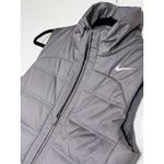 Nike  Women's Purple Gray Puffer Vest Lightweight Full Zip Sleeveless Jacket Sz S Photo 1