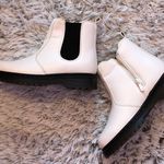 SheIn White Chelsea Booties Photo 0