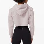 Lululemon  All Yours Cropped Hoodie In Iced Iris Photo 2