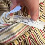 Moon River  Bandeau Jumpsuit Waist Belt Multi Strapless Stripe Size M Photo 4