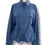 Beyond Yoga Size XL Blue City Chic Jacket Lightweight Packable Photo 5