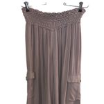 REWASH  Wide Leg Split Flowy Mauve Pants Size L Cargo Photo 2
