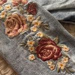 Free People  Jackie Driftwood Embroidered Jeans Photo 9