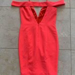 Jay Godfrey NWOT Hot Pink/Neon Orange Dress Sz 10 Photo 5