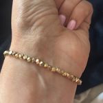 RETAIL $50 Kinsley Armelle Andrea Collection Amber Quartz Bracelet*NEW Gold Photo 2