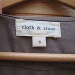 Cloth & Stone  Tencel Mini Dress Taupe Brown Photo 7