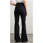 NEW SLVRLAKE Denim Indiana High Rise Flare Jeans Jet Black size 26 Photo 1