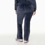 TNA Women’s Blue Sommer Velour Pant Velour Flare Pants Size XL Gray Photo 1