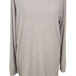 Bobi Cream Ribbed Knit Tunic Size Medium Oatmeal Tunic Photo 0