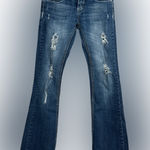 Soundgirl Vintage‎  Women's Distressed Blue Jeans Photo 0
