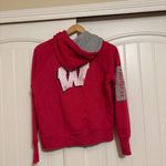 Colosseum Athletics Wisconsin Badgers Hoodie Women Small Red Colosseum Hooded Sweatshirt Full Zip Photo 1