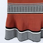 Sandro Striped Fit And Flare Skirt Photo 4
