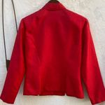 Vintage Dressbarn Red Polyester‎ Jacket Black Size 8 Photo 5