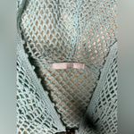 Mifresia sea green crochet hooded Long sleeve zip Up jacket Swimsuit Coverup Size undefined Photo 1