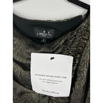 J. Mendel Paris Metallic Ruched Lamé Mini Dress Gold Bronze Size 6 Photo 2