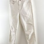 AGOLDE  Sophie Crop High Rise Skinny Slim Jeans White 30 / 10 Photo 9