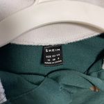 SheIn Women’s Two-Tone Button Half Placket Sweatshirt Size Medium (Lightly Used) Photo 2