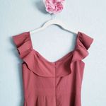 Joyfolie Rah Ruffle Dress in Rose Petal Pink Size XS Photo 7