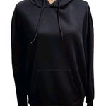 SheIn  Black Hoodie‎ Sweatshirt Pullover Drawstring Casual XL US 12 Photo 0
