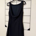 Lulus Black Cowl Back Mini Dress Size L NWT Photo 6
