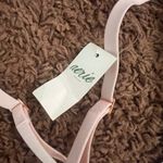 Aerie  Lace Padded Bralette Lightly Lined Adjustable‎ Straps Pink Size 34A NWT Photo 2