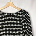 Ark & Co. Boutique Black & Ivory Printed 3/4 Sleeve Romper M Photo 24