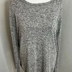 Athleta  long sleeve oversized shirt- grey- size‎ S Photo 0