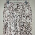 REWASH  Linen Blend Animal Print Wide Leg Pull On Pants Photo 1