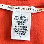 Diane Von Furstenberg  Colorful Ombre T-Shirt Dress Short Sleeve Crew Neck Small Photo 10