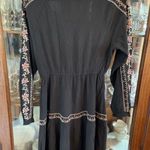 American Eagle AE Long-Sleeve Embroidered Babydoll Dress Photo 6