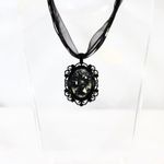 Handmade Gothic Victorian Medusa "Gaze Unbroken" Cameo Necklace Photo 2