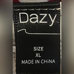 SheIn DAZY- Red Striped Button‎ Through Cardigan Size XL Photo 8