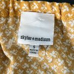 Skylar + Madison  Yellow Floral Mini Dress Size Small Photo 6