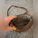 Michael Kors‎ Crossbody Bag, Brown Leather Purse with Front Pocket Detail Photo 4