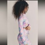 Love Shack Fancy X Beach Riot Marley Cropped Top Rainbow Tie Dye size XL Photo 2