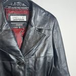 wilson's leather Vintage Wilson's black leather belted jacket Photo 1