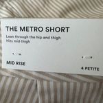 Ann Taylor Ann‎ Taylor Petite The Metro Striped Mid Rise Short Size 4 NWT Photo 8