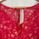 Free People Raspberry Pink Wallflower Midi Long Sleeve Dress M Photo 5